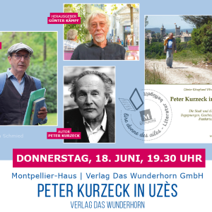PETER KURZECK IN UZÉS – Montpellier-Haus, 18.06.2026