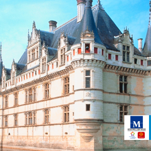 Virtuelle Führung des Loire-Schlosses Azay-le-Rideau – Montpellier-Haus, 15.04.2026