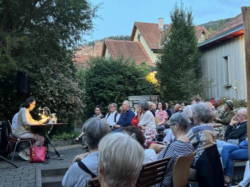 Maryse Condé: Mets et merveilles; köstliches + kostbaresLiteratur am Sommerabend, Montpellierhaus Heidelberg, Deutsch-Französisches Kulturzentrum